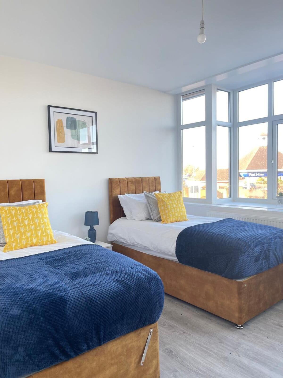 1 Bedroom Apartment - Flitwick - Contractor Friendly - Tourist Ready - Full Kitchen - Wifi - Smart Tv - Sofa Bed - Free Parking - Ideal For Short Or Long Stays Exteriér fotografie